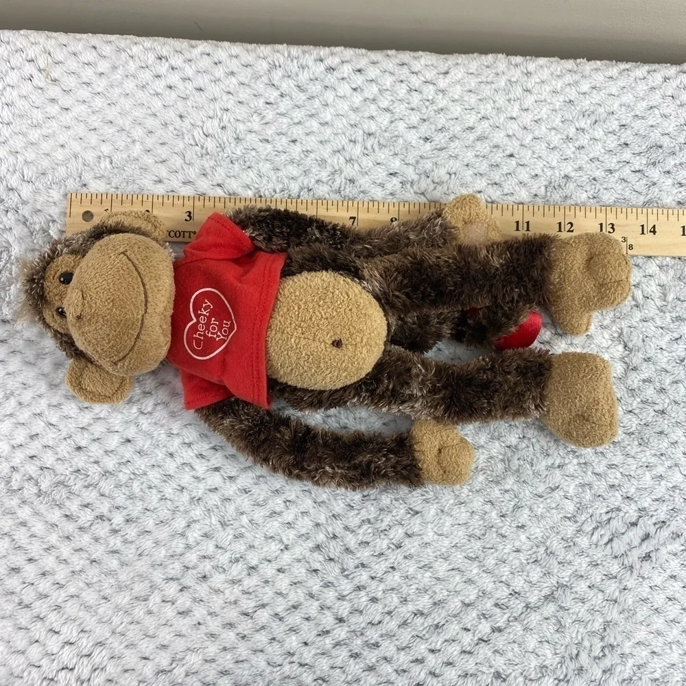 Aurora Cheeky Charlie Plush Stuffed Monkey Light Up Cheeks‎ Valentine’s 13